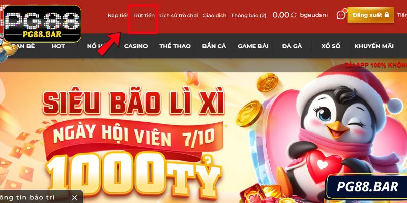 Thông tin khái quát về rút tiền PG88